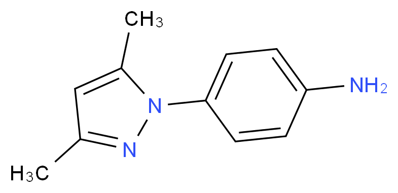 4-(3,5-dimethyl-1H-pyrazol-1-yl)aniline_分子结构_CAS_52708-32-4