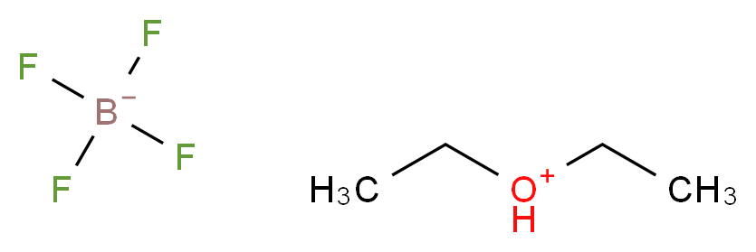 四氟硼酸-乙醚加合物_分子结构_CAS_67969-82-8)