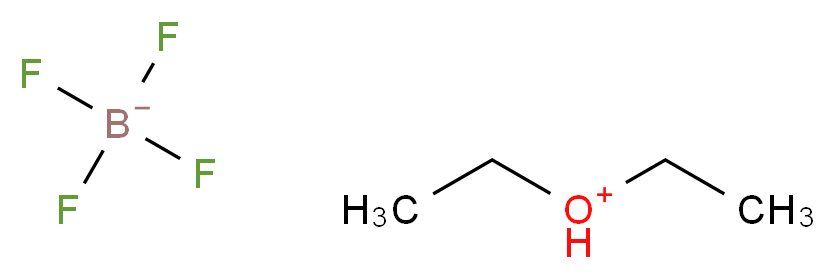 diethyloxidanium; tetrafluoroboranuide_分子结构_CAS_67969-82-8