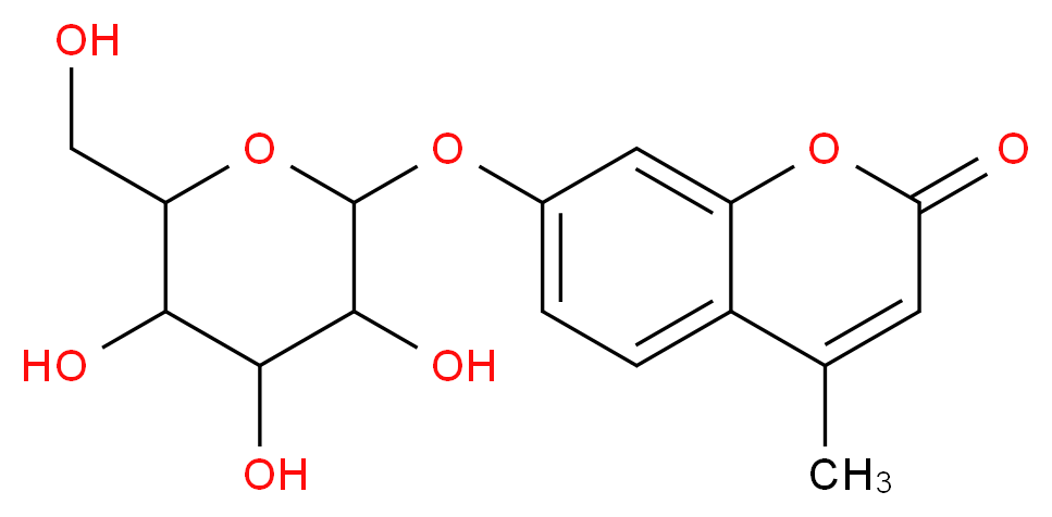 4-methyl-7-{[3,4,5-trihydroxy-6-(hydroxymethyl)oxan-2-yl]oxy}-2H-chromen-2-one_分子结构_CAS_66901-41-5