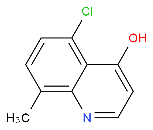 5-CHLORO-4-HYDROXY-8-METHYLQUINOLINE_分子结构_CAS_203626-37-3)