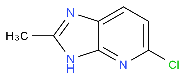 5-Chloro-2-methyl-3H-imidazo[4,5-b]pyridine_分子结构_CAS_40851-92-1)