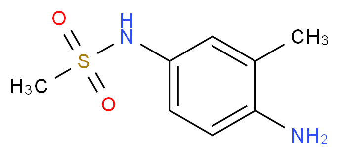 N-(4-amino-3-methylphenyl)methanesulfonamide_分子结构_CAS_108791-97-5