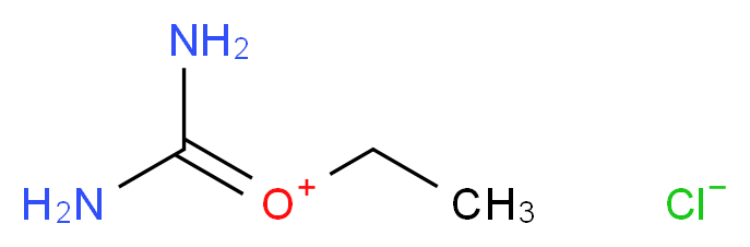 (diaminomethylidene)(ethyl)oxidanium chloride_分子结构_CAS_31407-74-6