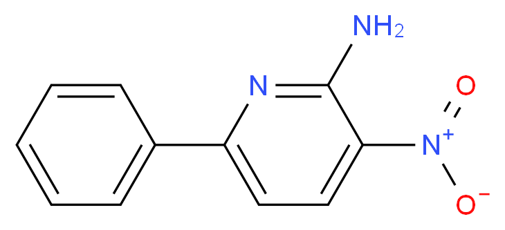 3-nitro-6-phenylpyridin-2-amine_分子结构_CAS_102266-15-9