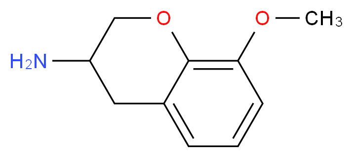 8-methoxy-3,4-dihydro-2H-1-benzopyran-3-amine_分子结构_CAS_)