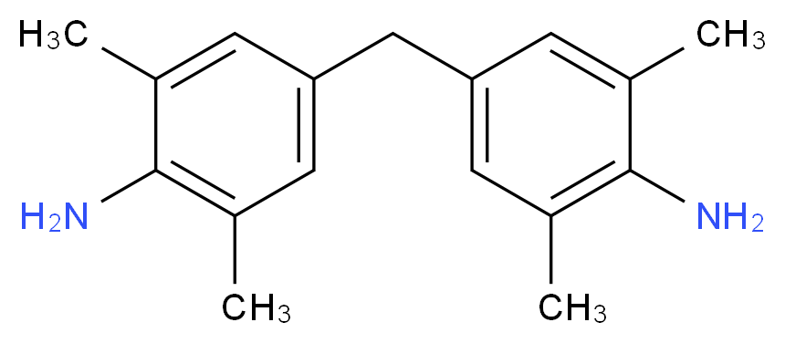 4,4'-Methylenebis(2,6-dimethylaniline)_分子结构_CAS_4073-98-7)