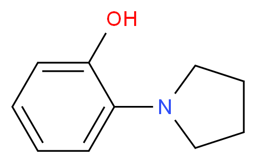 2-tetrahydro-1H-pyrrol-1-ylphenol_分子结构_CAS_4787-77-3)