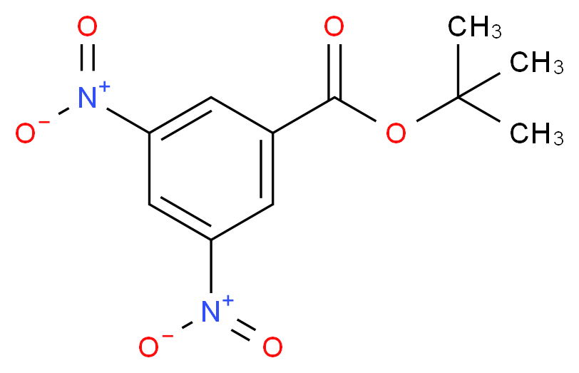 tert-butyl 3,5-dinitrobenzoate_分子结构_CAS_5342-97-2