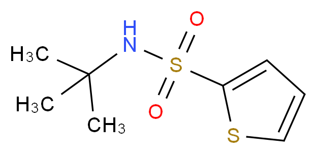 N-(tert-Butyl)thiophene-2-sulphonamide_分子结构_CAS_100342-30-1)