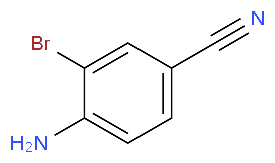 4-amino-3-bromobenzonitrile_分子结构_CAS_50397-74-5)