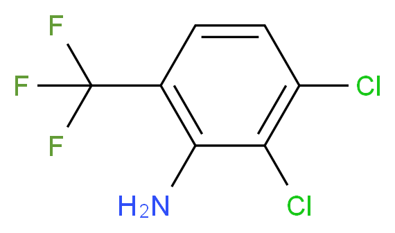 2,3-dichloro-6-(trifluoromethyl)aniline_分子结构_CAS_1017777-92-2