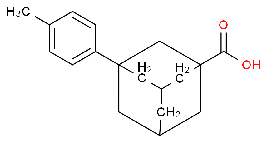 3-p-Tolyl-adamantane-1-carboxylic acid_分子结构_CAS_56531-69-2)