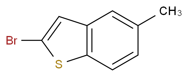 2-bromo-5-methyl-1-benzothiophene_分子结构_CAS_111860-00-5