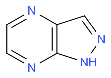 1H-pyrazolo[3,4-b]pyrazine_分子结构_CAS_272-60-6