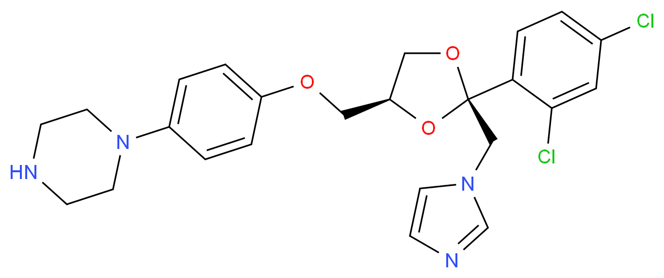 Deacetyl Ketoconazole_分子结构_CAS_67914-61-8)