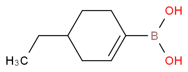 (4-Ethylcyclohex-1-en-1-yl)boronic acid_分子结构_CAS_871329-72-5)