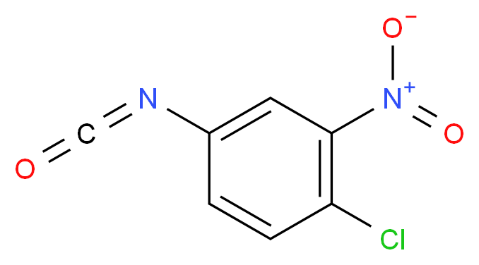 1-chloro-4-isocyanato-2-nitrobenzene_分子结构_CAS_40397-96-4