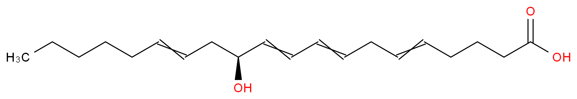 12(S)-Hydroxy-(5Z,8Z,10E,14Z)-eicosatetraenoic acid_分子结构_CAS_54397-83-0)