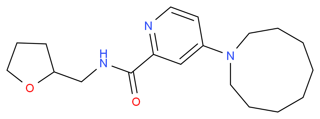 4-(1-azonanyl)-N-(tetrahydro-2-furanylmethyl)-2-pyridinecarboxamide_分子结构_CAS_)