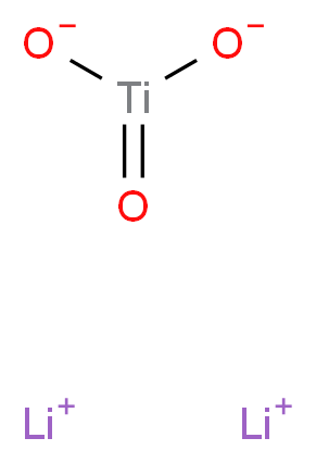 dilithium(1+) ion oxotitaniumbis(olate)_分子结构_CAS_12031-82-2