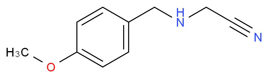 [(4-Methoxybenzyl)amino]acetonitrile_分子结构_CAS_63086-28-2)