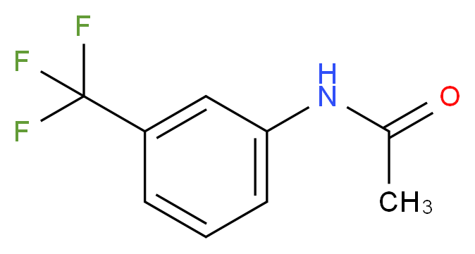 N-[3-(trifluoromethyl)phenyl]acetamide_分子结构_CAS_351-36-0