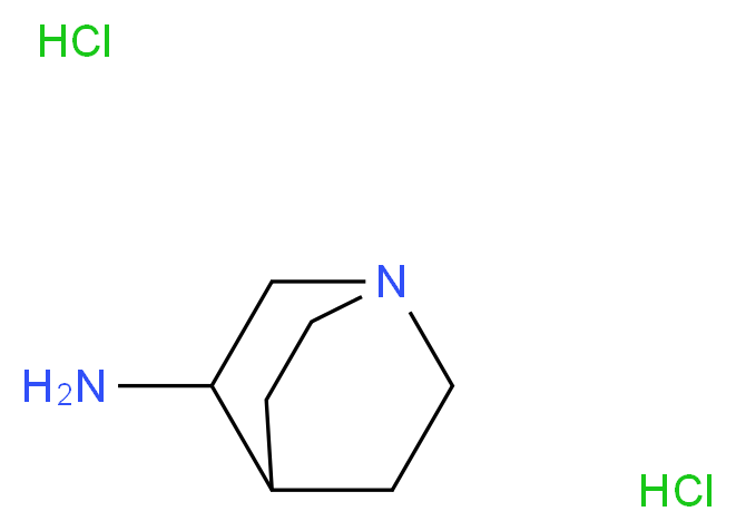 (1s,4s)-quinuclidin-3-amine dihydrochloride_分子结构_CAS_)