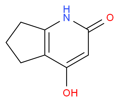 4-hydroxy-1H,2H,5H,6H,7H-cyclopenta[b]pyridin-2-one_分子结构_CAS_55618-81-0