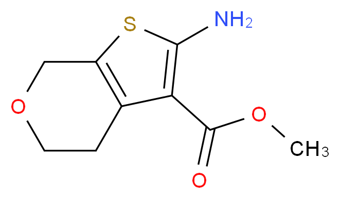 Methyl 2-amino-4,7-dihydro-5H-thieno[2,3-c]pyran-3-carboxylate_分子结构_CAS_)
