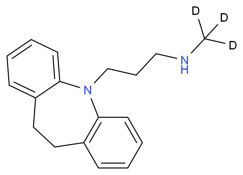 (3-{2-azatricyclo[9.4.0.0<sup>3</sup>,<sup>8</sup>]pentadeca-1(11),3(8),4,6,12,14-hexaen-2-yl}propyl)(<sup>2</sup>H<sub>3</sub>)methylamine_分子结构_CAS_65100-49-4