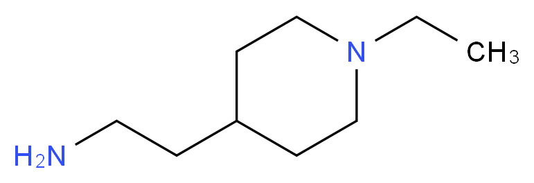 2-(1-ethylpiperidin-4-yl)ethan-1-amine_分子结构_CAS_720001-91-2