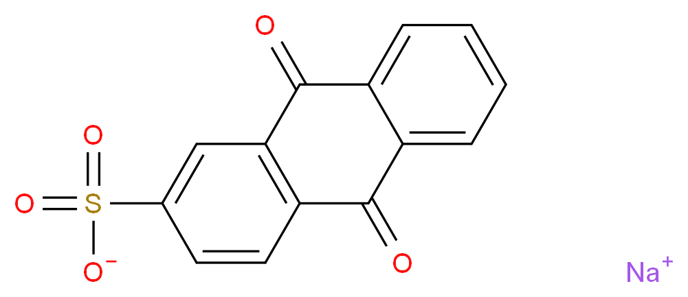 Sodium 2-anthraquinonesulfonate_分子结构_CAS_131-08-8)