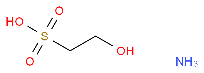 2-hydroxyethane-1-sulfonic acid amine_分子结构_CAS_57267-78-4