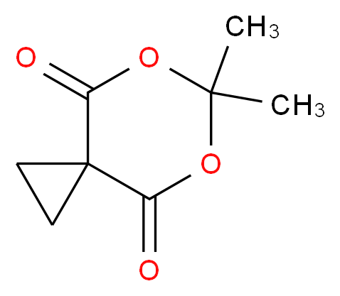 6,6-二甲基-5,7-二氧杂螺[2.5]辛烷-4,8-二酮_分子结构_CAS_5617-70-9)