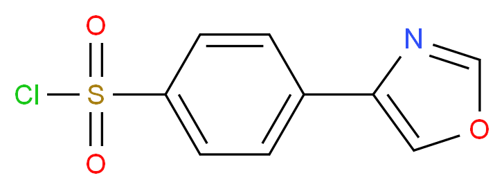 4-(Oxazol-4-yl)benzene-1-sulfonyl chloride_分子结构_CAS_954368-94-6)