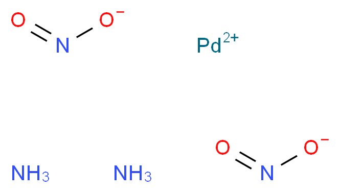 palladium(2+) ion diamine dinitrite_分子结构_CAS_14409-60-0