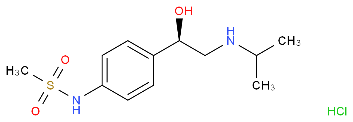 Sotalol Hydrochloride_分子结构_CAS_30236-32-9)