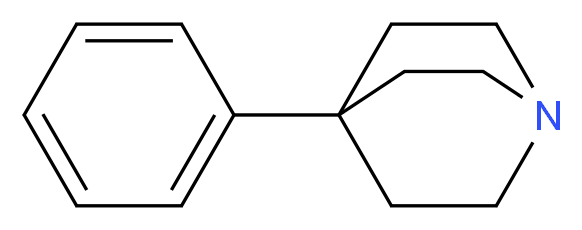 4-苯基奎宁环_分子结构_CAS_51069-11-5)