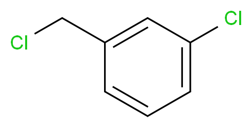 1-chloro-3-(chloromethyl)benzene_分子结构_CAS_)