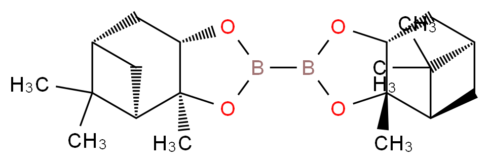 (1R,2S,6S,8S)-2,9,9-trimethyl-4-[(1R,2S,6R,8R)-2,9,9-trimethyl-3,5-dioxa-4-boratricyclo[6.1.1.0^{2,6}]decan-4-yl]-3,5-dioxa-4-boratricyclo[6.1.1.0^{2,6}]decane_分子结构_CAS_230299-05-5