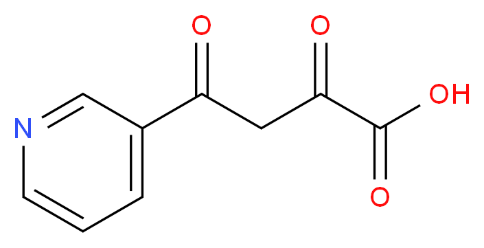 2,4-dioxo-4-(pyridin-3-yl)butanoic acid_分子结构_CAS_394655-14-2