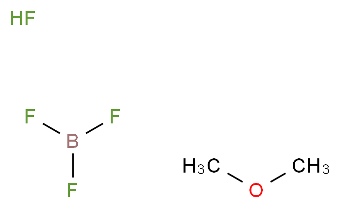 四氟硼酸-二甲醚络合物（1:1 摩尔比络合）_分子结构_CAS_67969-83-9)