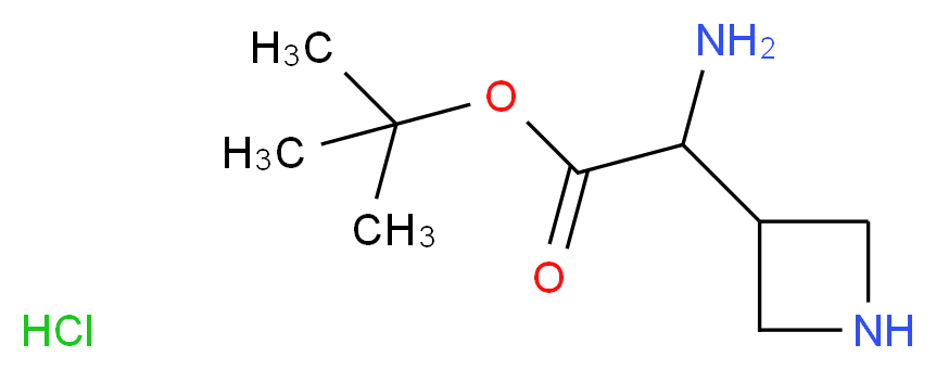 3-(Boc-aminomethyl)azetidine hydrochloride_分子结构_CAS_91188-15-7)