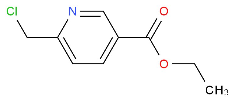 ETHYL 6-(CHLOROMETHYL)NICOTINATE_分子结构_CAS_10177-23-8)