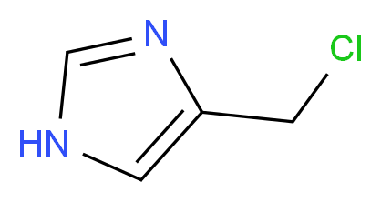 4-(chloromethyl)-1H-imidazole_分子结构_CAS_23785-22-0