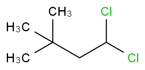 1,1-dichloro-3,3-dimethylbutane_分子结构_CAS_6130-96-7