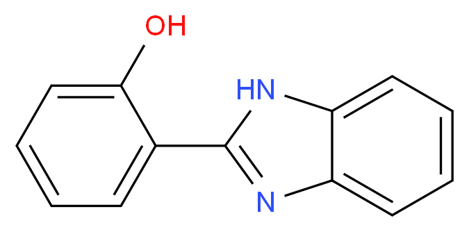 2-(1H-1,3-benzodiazol-2-yl)phenol_分子结构_CAS_2963-66-8