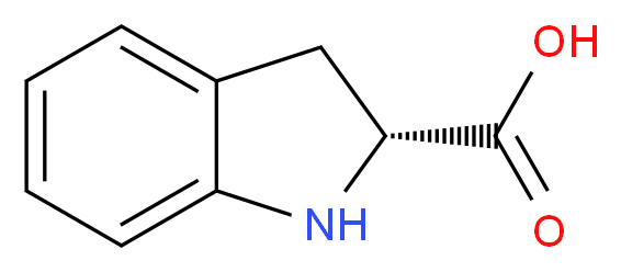 (R)-(+)-吲哚啉-2-羧酸_分子结构_CAS_98167-06-7)