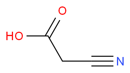 2-cyanoacetic acid_分子结构_CAS_)